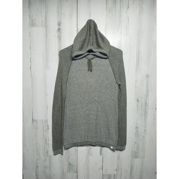 Eddie Bauer Hooded Knit Sweater Women’s Size Medium Pullover Stretch Outdoor - Picture 1 of 7